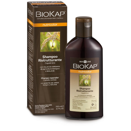 BIOKAP NUTRICOLOR SHAMPOO RISTRUTTURANTE 200 ML BIOKAP NUTRICOLOR SHAMPOO RISTRUTTURANTE 200 ML