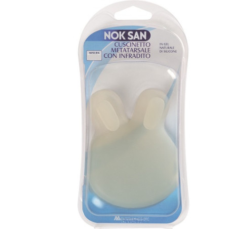 NOK SAN GEL CUSCINETTO METATARSALE CON INFRADITO S/M NOK SAN GEL CUSCINETTO METATARSALE CON INFRADITO S/M