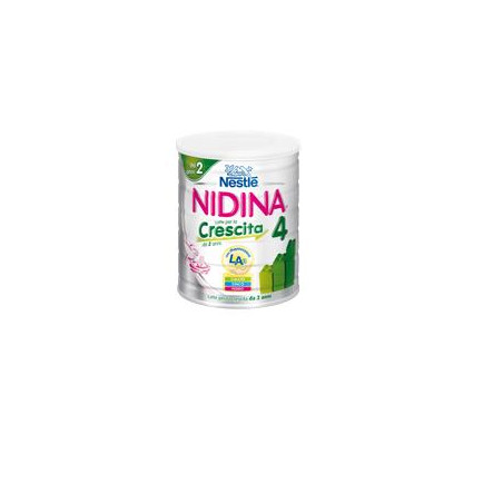 Nestlè Nidina Optipro 4, latte in polvere per lo sviluppo delle ossa e del sistema immunitario.