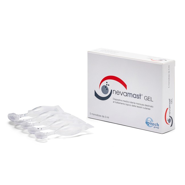 NEVAMAST GEL TRATTAMENTO TOPICO DELLE LESIONI CUTANEE 5 MONODOSE 3 ML NEVAMAST GEL TRATTAMENTO TOPICO DELLE LESIONI CUTANEE 5 MONODOSE 3 ML