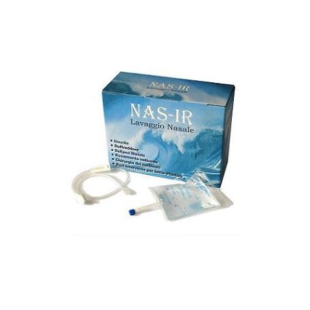NASIR DOCCIA NASALE CON SOLUZIONE FISIOLOGICA ISOTONICA 6 SACCHE 500 ML + 1 BLISTER