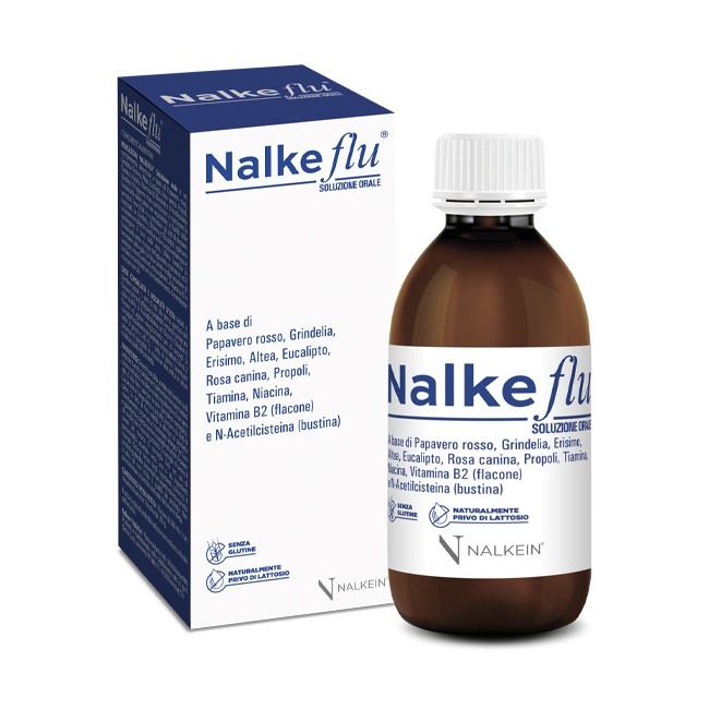 NALKEFLU SOLUZIONE ORALE 200 ML + 1 BUSTINA DA 2,5 G NALKEFLU SOLUZIONE ORALE 200 ML + 1 BUSTINA DA 2,5 G