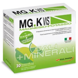 Confezione da 30 bustine di MGK Vis Lemonade, integratore per energia e recupero muscolare.