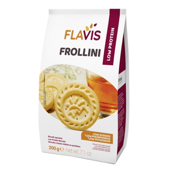 FLAVIS FROLLINI BISCOTTI APROTEICI 200 G FLAVIS FROLLINI BISCOTTI APROTEICI 200 G