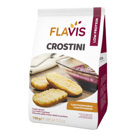 Flavis Crostini Aproteici 150 G Flavis Crostini Aproteici 150 G