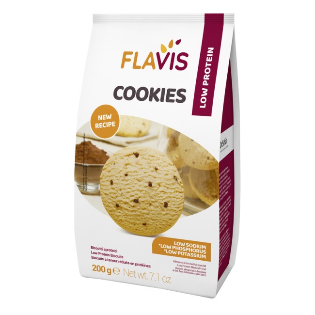 FLAVIS COOKIES BISCOTTI APROTEICI 200 G FLAVIS COOKIES BISCOTTI APROTEICI 200 G