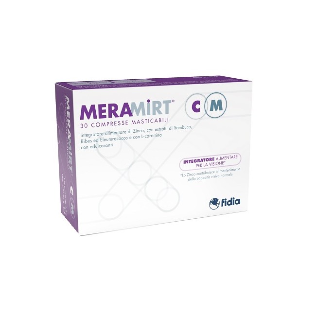 MERAMIRT CM 30 COMPRESSE MASTICABILI MERAMIRT CM 30 COMPRESSE MASTICABILI