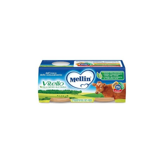 MELLIN OMOGENEIZZATO VITELLO 2 X 80 G MELLIN OMOGENEIZZATO VITELLO 2 X 80 G