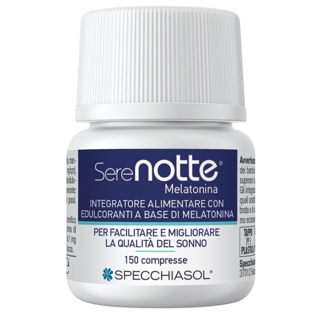 Serenotte Melatonina Integratore per favorire il sonno 150 compresse Serenotte Melatonina Integratore per favorire il sonno 150 compresse