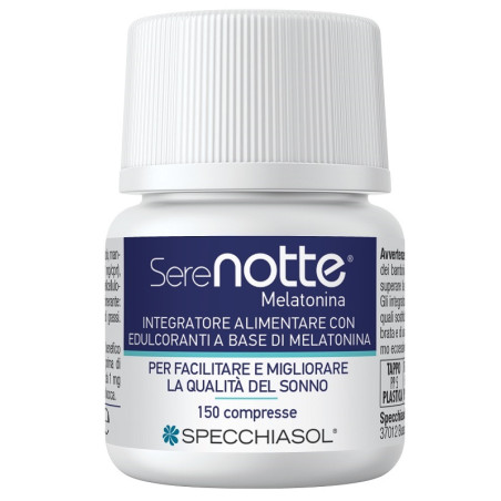 Serenotte Melatonina Integratore per favorire il sonno 150 compresse
