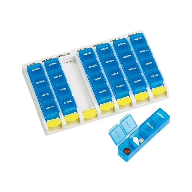 Portapillore Set Medstimanale 4 Dosi Meds Portapillore Set Medstimanale 4 Dosi Meds