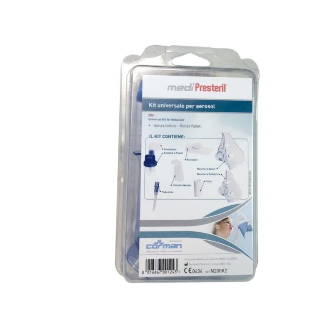 KIT NEBULIZZAZIONE MEDIPRESTERIL UNIVERSALE KIT NEBULIZZAZIONE MEDIPRESTERIL UNIVERSALE