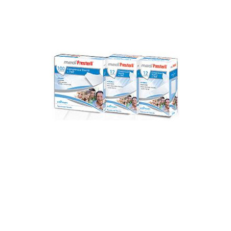 GARZA COMPRESSA STERILE MEDIPRESTERIL TESSUTO NON TESSUTO 36X40CM 12PEZZI