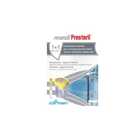 CONTENITORE URINA + PROVETTA MEDIPRESTERIL CONTENITORE URINA + PROVETTA MEDIPRESTERIL