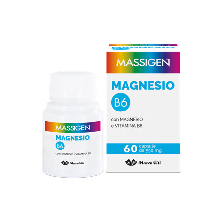 MASSIGEN MAGNESIO B6 60 CAPSULE MASSIGEN MAGNESIO B6 60 CAPSULE