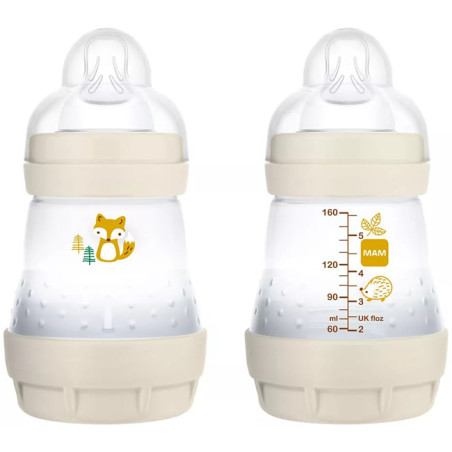 Mam Biberon Easy Start 160 Ml Misura 0+ Tettarella Misura 1 Neutro