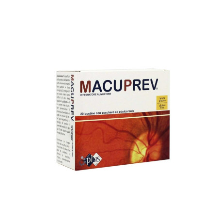 Confezione da 30 compresse di Macuprev Integratore Per Il Benessere Della Vista e La Maculopatia.