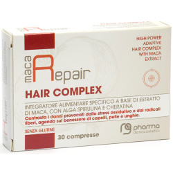 Confezione da 30 compresse di Maca Repair Hair Complex Integratore Per La Salute Del Cuoio Capelluto.