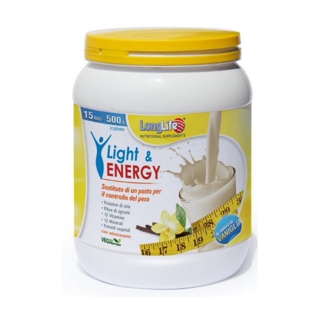LONGLIFE LIGHT & ENERGY VANIGLIA 500 G LONGLIFE LIGHT & ENERGY VANIGLIA 500 G