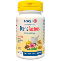 Longlife Drenafactors Integratore Diuretico Depurativo 60 Capsule