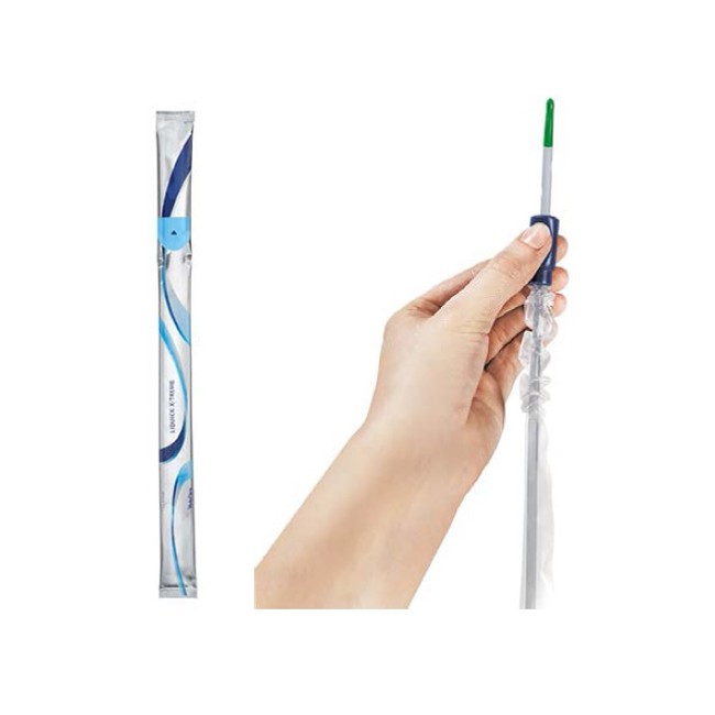 CATETERE VESCICALE AUTOLUBRIFICANTE LIQUICK X-TREME RIVESTIMENTO IDROFILO DIAMETRO CH12 LUNGHEZZA 43 CM PUNTA ERGOTHAN 2 FORI SF CATETERE VESCICALE AUTOLUBRIFICANTE LIQUICK X-TREME RIVESTIMENTO IDROFILO DIAMETRO CH12 LUNGHEZZA 43 CM PUNTA ERGOTHAN 2 FORI SF