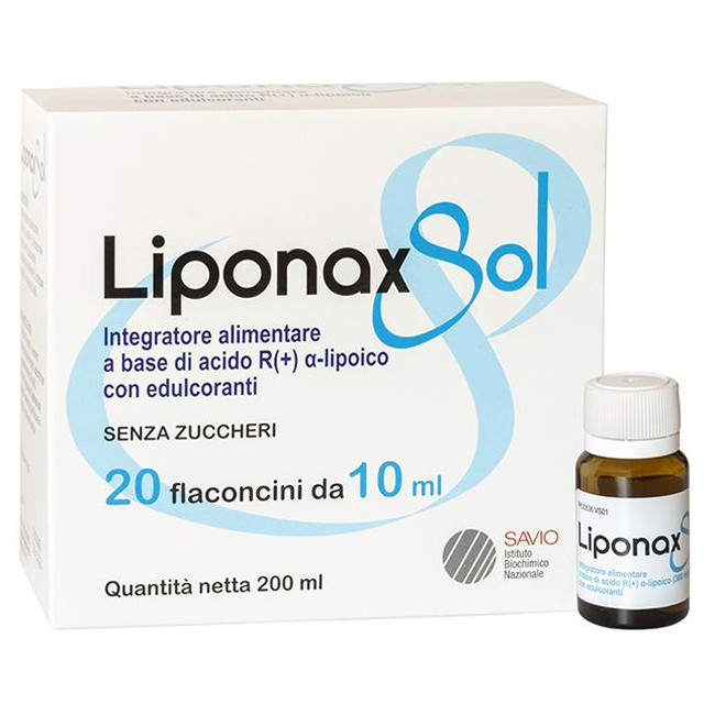 LIPONAX SOLUZIONE 20 FLACONCINI 10 ML LIPONAX SOLUZIONE 20 FLACONCINI 10 ML