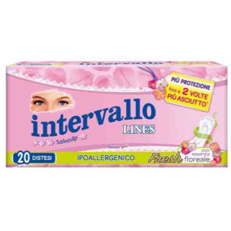 LINES INTERVALLO PROTEGGISLIP FRESH DISTESO 20 PEZZI LINES INTERVALLO PROTEGGISLIP FRESH DISTESO 20 PEZZI