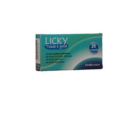 LICKY CARAMELLE ADULTI PER TOSSE E GOLA SENZA ZUCCHERO 70 G LICKY CARAMELLE ADULTI PER TOSSE E GOLA SENZA ZUCCHERO 70 G