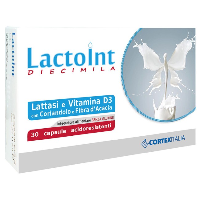 LACTOINT DIECIMILA 30 CAPSULE ACIDORESISTENTI SENZA GLUTINE LACTOINT DIECIMILA 30 CAPSULE ACIDORESISTENTI SENZA GLUTINE