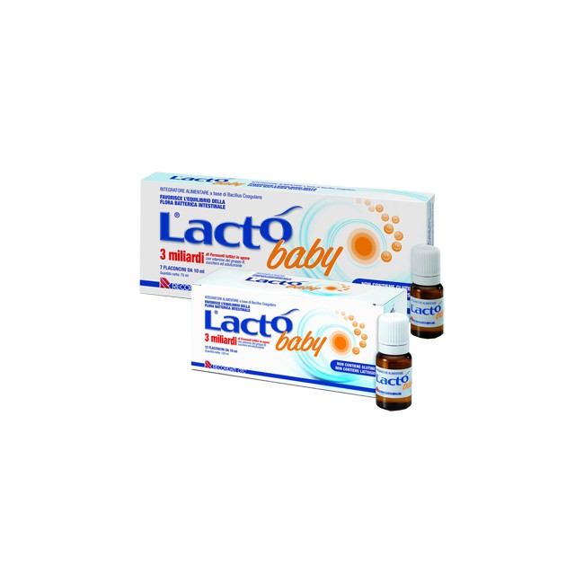 LACTO BABY 3 MILIARDI 7 FLACONCINI 10 ML LACTO BABY 3 MILIARDI 7 FLACONCINI 10 ML