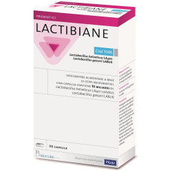 Confezione da 30 capsule di Lactibiane CND Integratore Di Fermenti Lattici Per Il Benessere Intestinale.