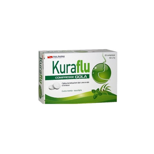 KURAFLU GOLA EUCALIPTO 20 COMPRESSE 1,5 G KURAFLU GOLA EUCALIPTO 20 COMPRESSE 1,5 G