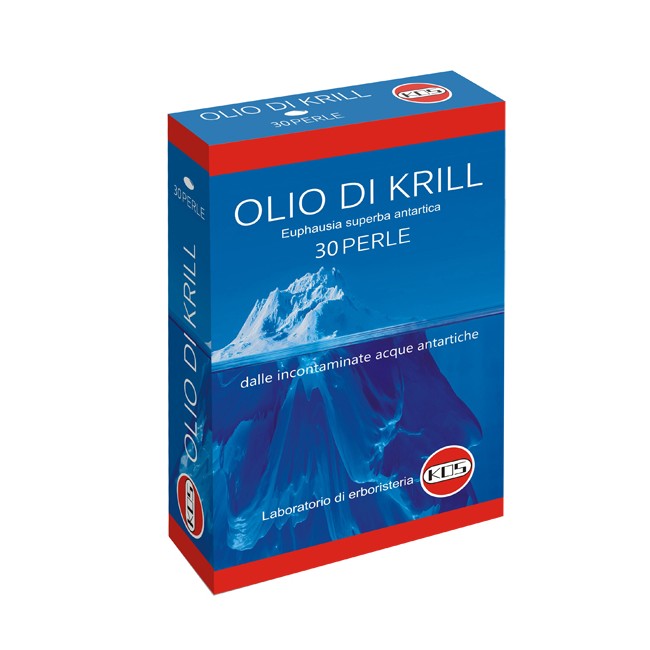 Confezione da 30 perle di Kos Olio Di Krill Integratore Di Omega 3 E Astaxantina.