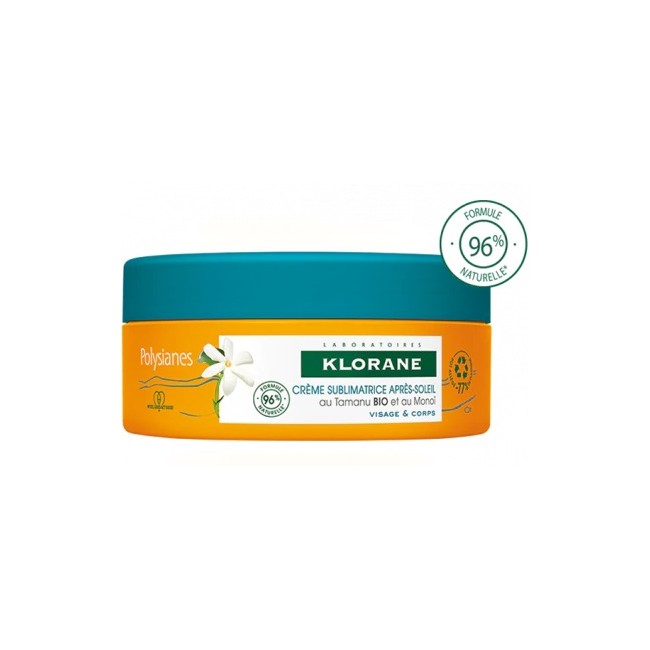 KLORANE CREMA SUBLIMATRICE DOPOSOLE VISO E CORPO TAMANU E MONOI 200 ML
