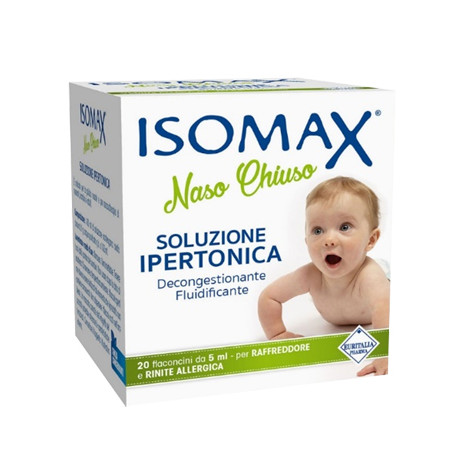 SOLUZIONE IPERTONICA ISOMAX NASO CHIUSO 20 FLACONCINI DA 5 ML