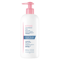 Flacone da 400 ml di Ducray Ictyane Latte Idratante Per Pelli Normali E Secche.