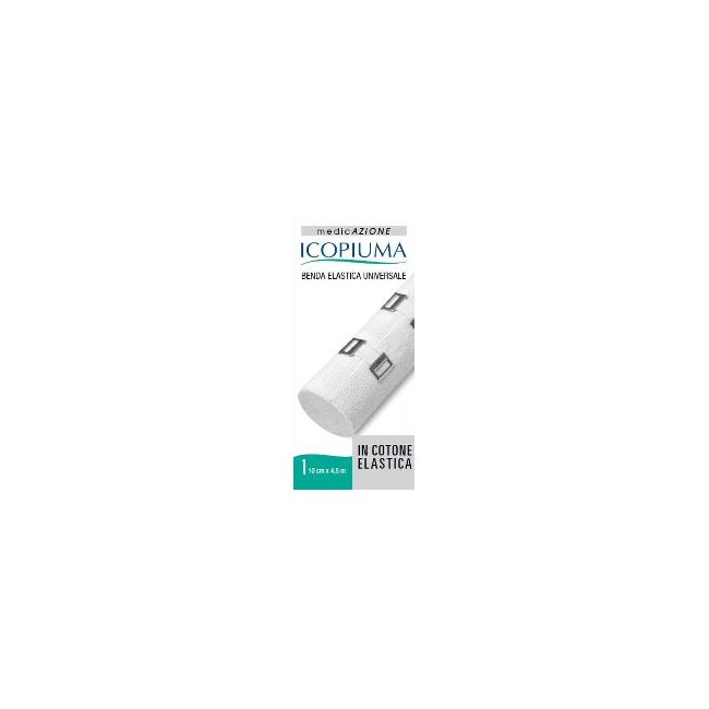 BENDA ELASTICA ICOPIUMA UNIVERSALE CM 10 X 4,5 MT 1 PEZZO BENDA ELASTICA ICOPIUMA UNIVERSALE CM 10 X 4,5 MT 1 PEZZO
