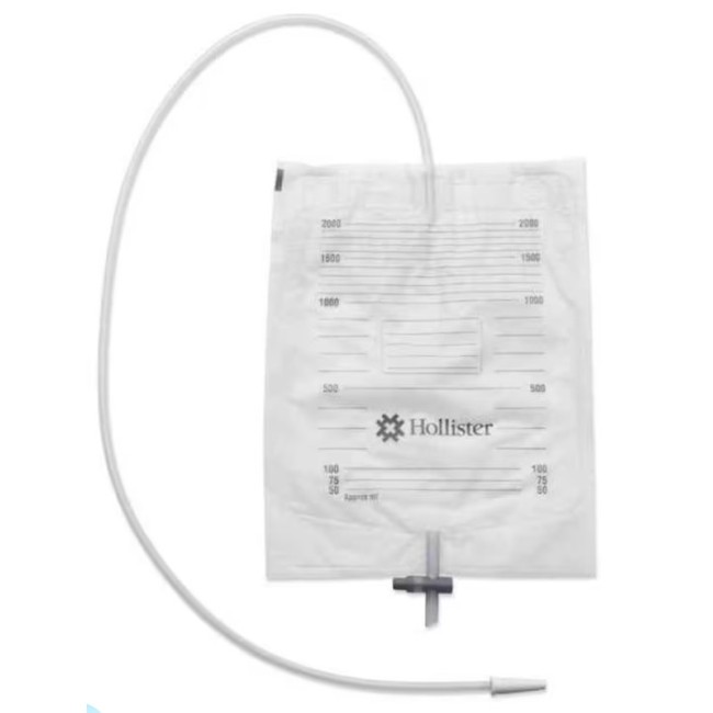 SACCA URINA DA LETTO STANDARD MONOUSO HOLLISTER LUNGHEZZA TUBO 90CM CAPACITA' 2L GRADUATA 30 PEZZI