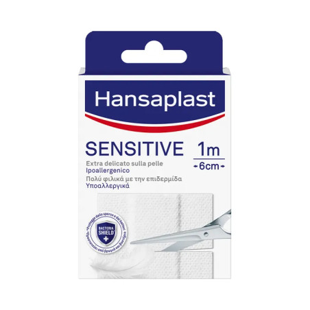 HANSAPLAST STRISCIA SENSITIVE PRETAGLIATA 1X6CM 10 PEZZI HANSAPLAST STRISCIA SENSITIVE PRETAGLIATA 1X6CM 10 PEZZI
