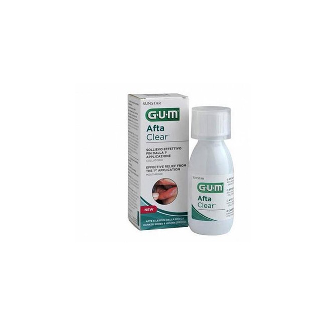 GUM AFTACLEAR RINSE 120 ML COLLUTORIO GUM AFTACLEAR RINSE 120 ML COLLUTORIO