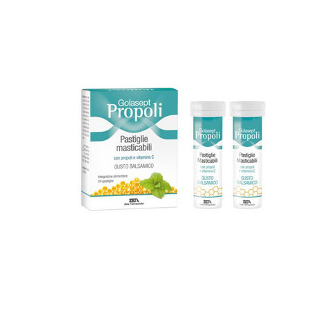 GOLASEPT PROPOLI 24 COMPRESSE MASTICABILI BALSAMICHE