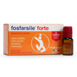 Confezione da 10 flaconcini di Fosfarsile Forte Integratore Immunostimolante E Tonico-Adattogeno.