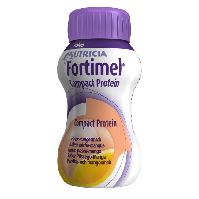 NUTRICIA FORTIMEL COMPACT PROTEIN GUSTO PESCA E MANGO 4 BOTTIGLIE DA 125 ML NUTRICIA FORTIMEL COMPACT PROTEIN GUSTO PESCA E MANGO 4 BOTTIGLIE DA 125 ML