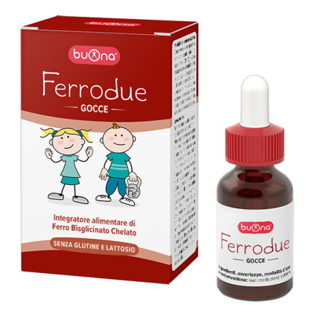 Flacone da 15 ml di Ferrodue, integratore di ferro per bambini. Flacone da 15 ml di Ferrodue, integratore di ferro per bambini.