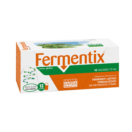 Fermentix Integratore con fermenti lattici e Vitamine del gruppo B 12 flaconcini