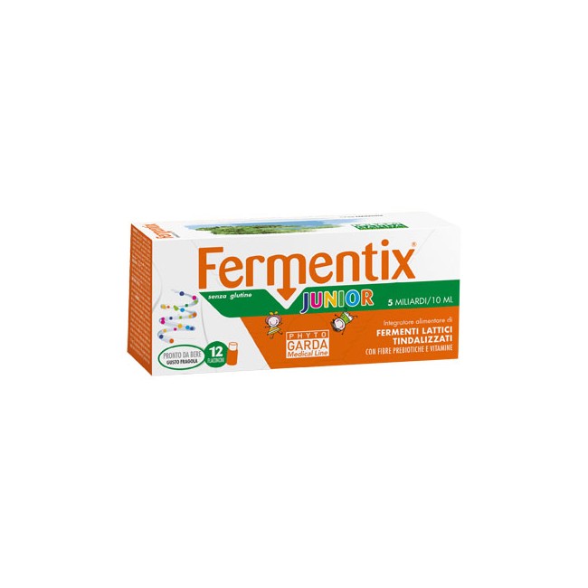 Fermentix Junior 5 Miliardi Fermenti Lattici Per Bambini 12 Flaconi Fermentix Junior 5 Miliardi Fermenti Lattici Per Bambini 12 Flaconi