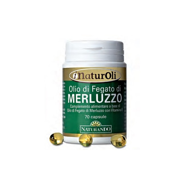 I NATUROLI OLIO DI FEGATO DI MERLUZZO 70 CAPSULE MOLLI I NATUROLI OLIO DI FEGATO DI MERLUZZO 70 CAPSULE MOLLI