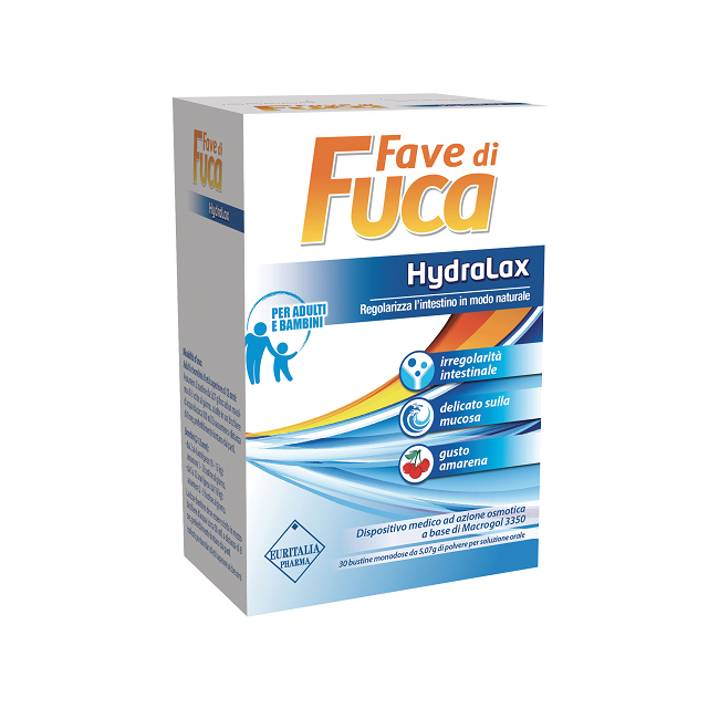FAVE DI FUCA HYDRALAX 30 BUSTINE MONODOSE DA 5,07 G GUSTO AMARENA FAVE DI FUCA HYDRALAX 30 BUSTINE MONODOSE DA 5,07 G GUSTO AMARENA