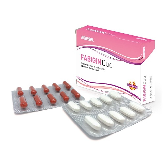 FABIGIN DUO 10 CAPSULE 10 COMPRESSE FABIGIN DUO 10 CAPSULE 10 COMPRESSE