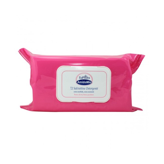 Busta con 72 pz di Euphidra Amidomio Salviette Detergenti Busta con 72 pz di Euphidra Amidomio Salviette Detergenti